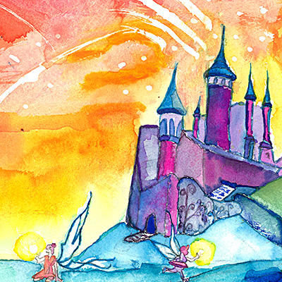 Watercolor, Les Petits Cygnes